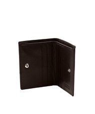 ROCCOBAROCCO BRYAN Portofel vertical din piele maro - Portofele bărbați - 3