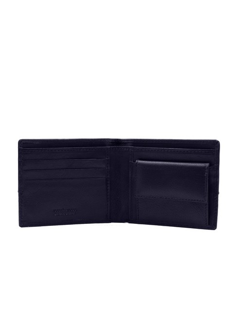 BRYAN Portofel din piele pentru monede marina - Portofele bărbați