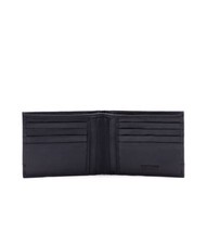 ROCCOBAROCCO ROBERT Portofel din piele texturată de 8cc albastru - Portofele bărbați - 2