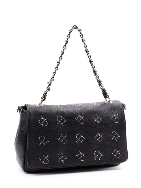 LOLA Geantă la subrat cu știfturi negru - Genți femei