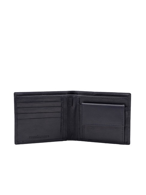 ROUND Portofel din piele pentru monede albastru - Portofele bărbați