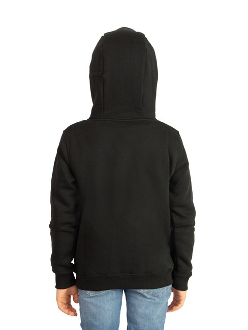 MODISH KIDS Hanorac cu glugă cu imprimeu cu logo negru - Hanorac pentru bebeluși