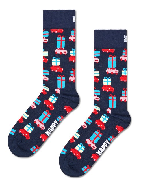 HOLIDAY TREE Set cadou de 3 perechi de șosete verde - Șosete unisex