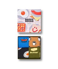 HAPPY SOCKS BREAKFAST Set cadou de 4 perechi de șosete albastru - Șosete unisex - 6