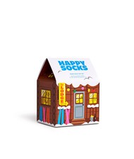 HAPPY SOCKS SKIING CHALET Set cadou de 2 perechi de șosete maro - Șosete unisex - 4