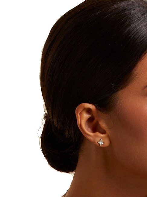 IN THE SKY Cercei stea cu zirconi SILVER - Cercei