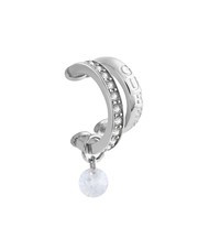 GUESS CRAZY EARRINGS Cercel cu un singur earcuff SILVER - Cercei - 2