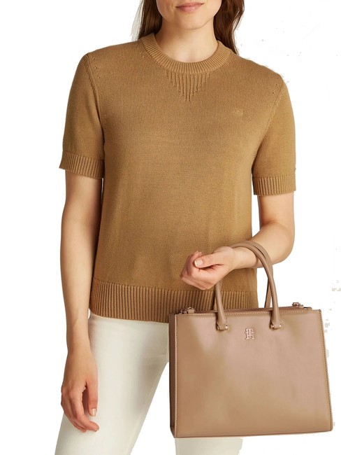 TH ETERNITY M Geanta de mana, cu bareta de umar pânză de safari - Genți femei