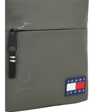 TOMMY HILFIGER TOMMY JEANS DAILY Geanta mini verde coton - Genți de umăr bărbați - 3