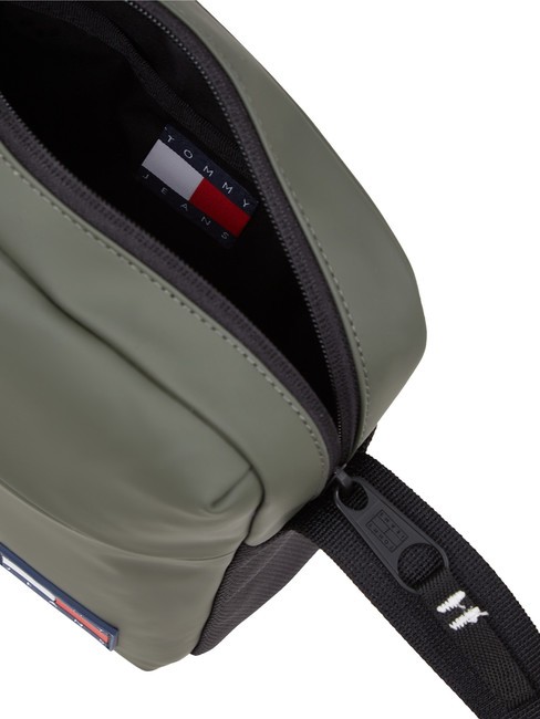 TOMMY JEANS DAILY Geanta mini verde coton - Genți de umăr bărbați