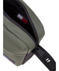 TOMMY HILFIGER TOMMY JEANS DAILY Geanta mini verde coton - Genți de umăr bărbați - 4