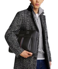 TOMMY HILFIGER TH FOUNDATION Servietă pentru computer de 13 inchi negru - Serviete birou - 4