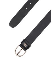 TOMMY HILFIGER ESSENTIAL EFFORTLESS Curea din piele fabricata in Italia negru - Curele - 3