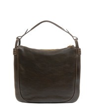 THE BRIDGE AMAZ Geanta de piele BROWN - Genți femei - 4