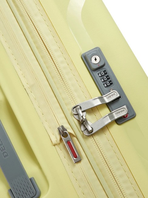 CLAVEL MR  Cărucior mediu, extensibil galben pal - Trolere rigide