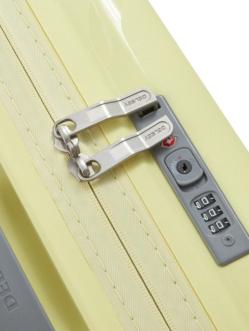 CLAVEL MR  Cărucior pentru bagaje de mână galben pal - Bagaje de mână