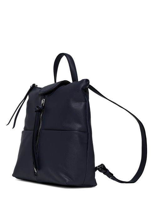 GIADA Rucsac de dama din piele BLUE - Genți femei