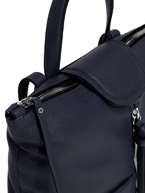 GIADA Rucsac de dama din piele BLUE - Genți femei
