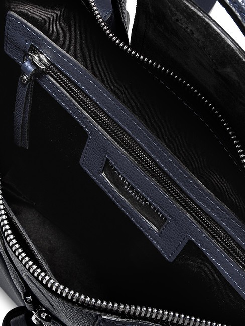 GIADA Rucsac de dama din piele BLUE - Genți femei