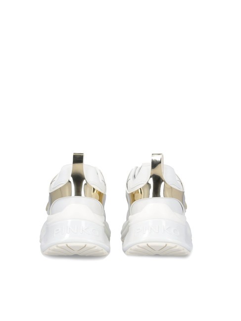 ARIEL Adidași cu detalii &icirc;n oglindă alb - Pantofi femei