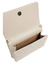 LOVE MOSCHINO QUILTED Geanta cu clapa de umar fildeş - Genți femei - 4