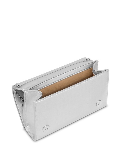 BOLD LOVE Poșetă cu curea de umăr din lanț argint - Genți femei