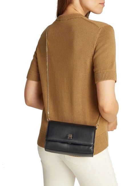 TH ETERNITY Chain Mini geanta de umar negru - Genți femei