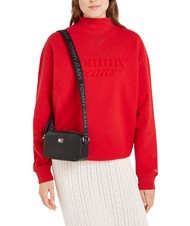 TOMMY HILFIGER TOMMY JEANS DAILY ELEVATED Mini geantă pentru cameră cu curea de umăr negru - Genți femei - 4