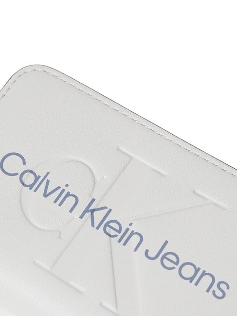 SCULPTED Fermoar &icirc;n jurul portofelului gri miraj - Portofele femei