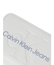 CALVIN KLEIN SCULPTED Fermoar &icirc;n jurul portofelului gri miraj - Portofele femei - 4