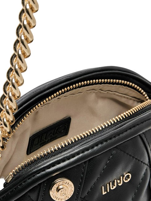 KATE Geantă mică de umăr matlasată BLACK - Genți femei