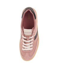 GUESS NOLINAS  Tenisi din piele PINK - Pantofi femei - 4