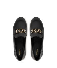 GUESS MARTYNAS  Mocasini din piele BLACK - Pantofi femei - 4
