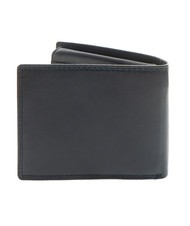 ROCCOBAROCCO ALEX Portofel din piele cu clapă și monede marina - Portofele bărbați - 4