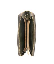 ROCCOBAROCCO BELLA Fermoar mare în jurul portofelului taupe - Portofele femei - 2