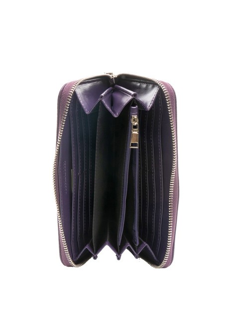 LOLA Fermoar mare &icirc;n jurul portofelului viola - Portofele femei