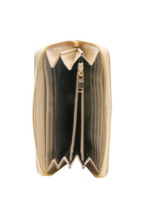 LOLA Fermoar mare &icirc;n jurul portofelului bej - Portofele femei