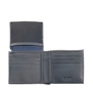 ROCCOBAROCCO STRIPE Portofel din piele cu clapă albastru - Portofele bărbați - 2