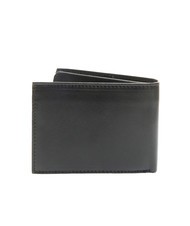 ROCCOBAROCCO PLAIN portofel din piele de 8 cc negru - Portofele bărbați - 4