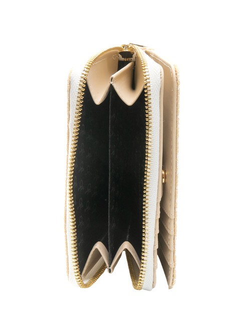 FRIDA Portofel mediu jacquard muştar - Portofele femei