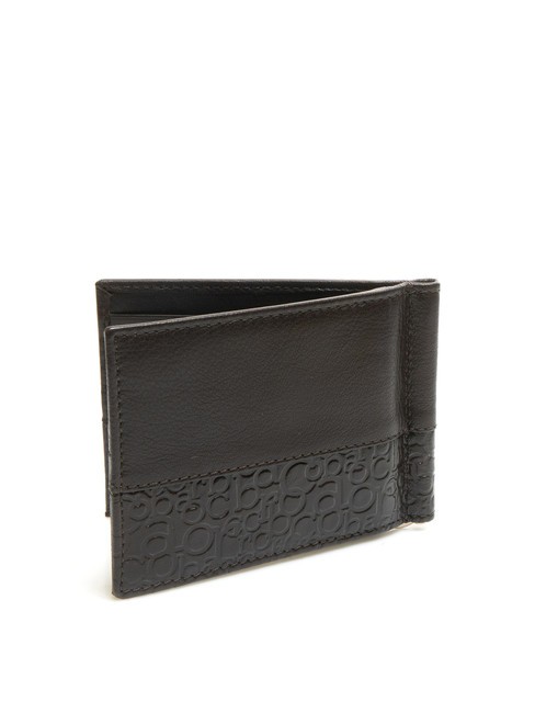 BRYAN Portofel cu clip de bancnote maro - Portofele bărbați