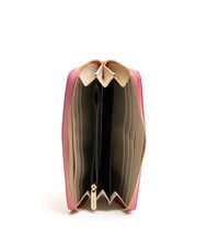 ROCCOBAROCCO GAIA Fermoar mare în jurul portofelului fucsie - Portofele femei - 2