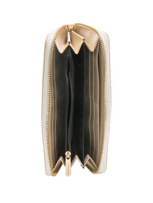 FRIDA Portofel mare jacquard muştar - Portofele femei