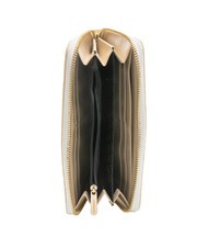 ROCCOBAROCCO FRIDA Portofel mare jacquard muştar - Portofele femei - 2