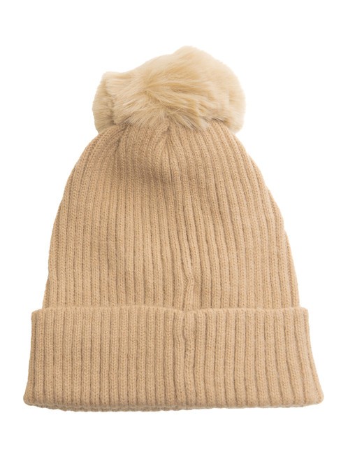 PON PON Șapcă cu manșetă alun - Căciuli