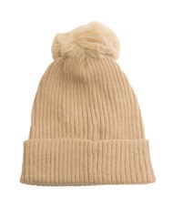 ROCCOBAROCCO PON PON Șapcă cu manșetă alun - Căciuli - 3