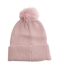 ROCCOBAROCCO PON PON Șapcă cu manșetă liliac - Căciuli - 3