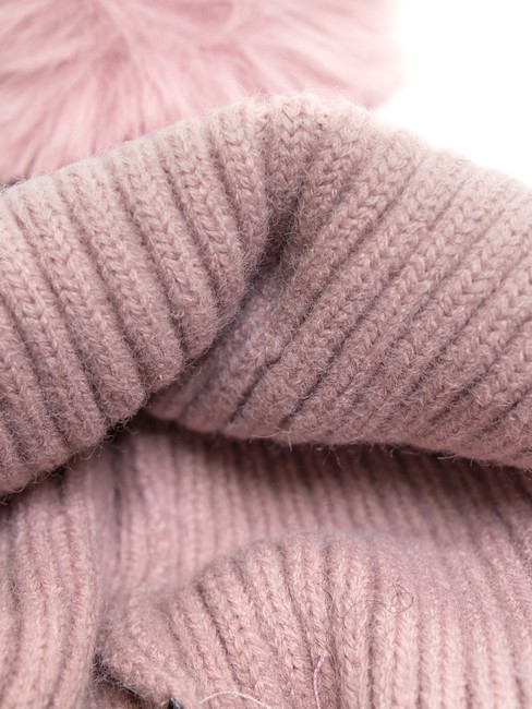 PON PON Șapcă cu manșetă liliac - Căciuli