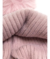 ROCCOBAROCCO PON PON Șapcă cu manșetă liliac - Căciuli - 4