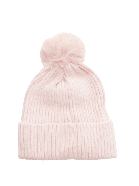 PON PON Șapcă cu manșetă pudra de fata - Căciuli
